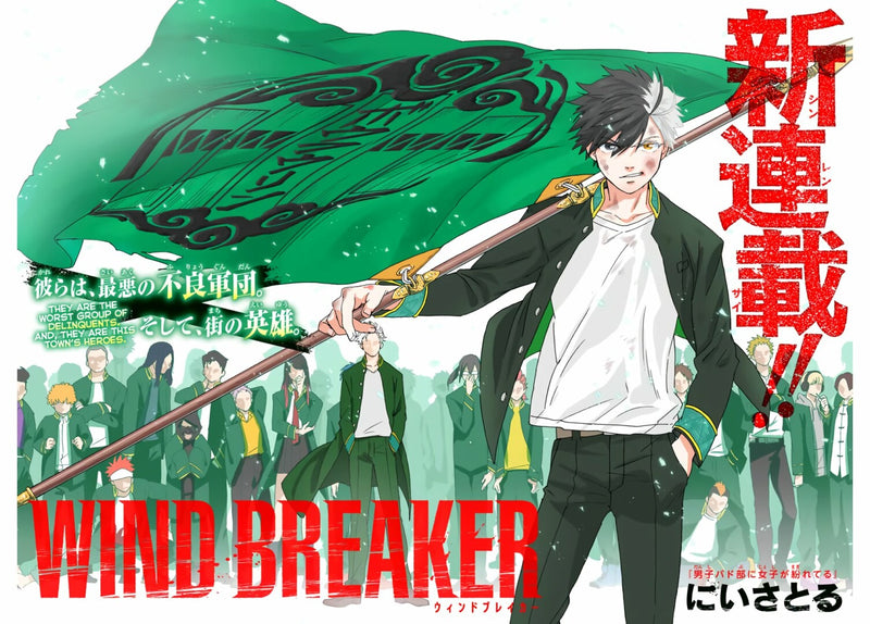 Recensione manga Wind Breaker: adrenalina e amicizia nel genere furyo