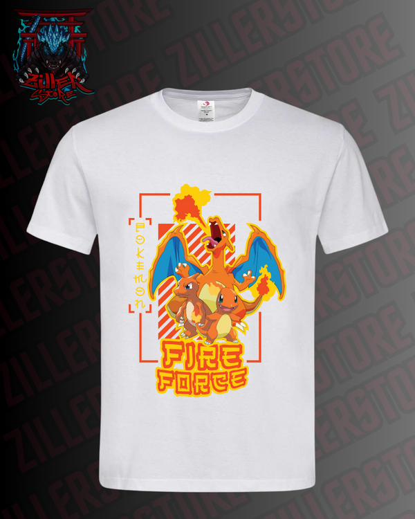 Pokemon Charizard T-Shirt Fire Force - BZ Tee - T-Shirt Pokemon - Pokemon tshirt- maglietta
