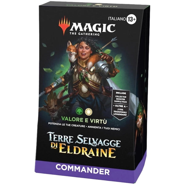 MAGIC THE GATHERING - TERRE SELVAGGE DI ELDRAINE - COMMANDER DECK - VALORE E VIRTÙ (ITA)