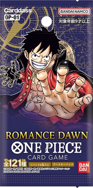 One Piece Card Romance Dawn OP-01 JAP 1 Busta