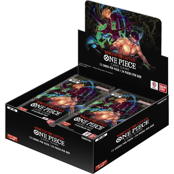 One Piece CG OP-06 – Wings of the Captain – One Piece Card Game Box (24 Bustine) ENG