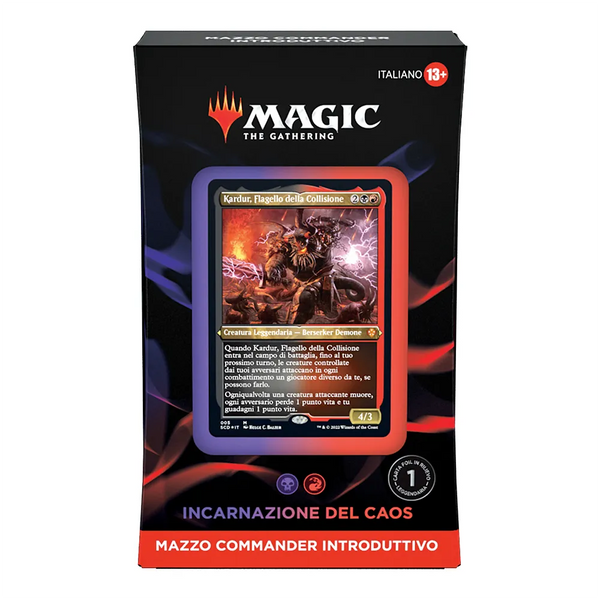 MTG – Mazzo Commander Introduttivo - INCARNAZIONE DEL CAOS