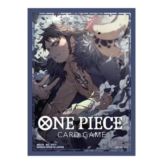 Bandai One Piece Trading Card Supplies - Deck Protectors - TRAFALGAR LAW (70 Sleeves)