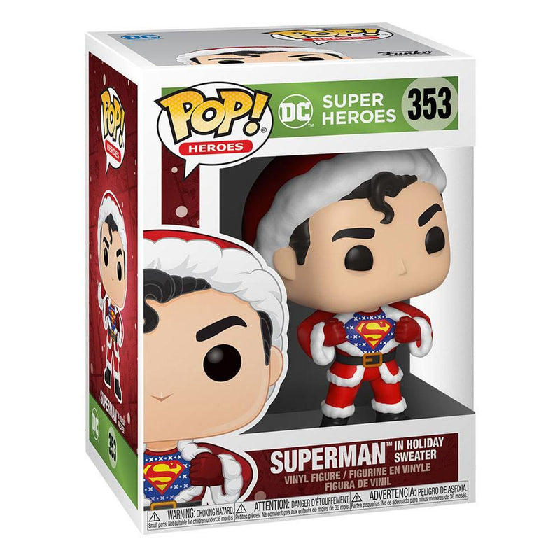 DC SUPERMAN IN HOLIDAY SWEATER POP 353