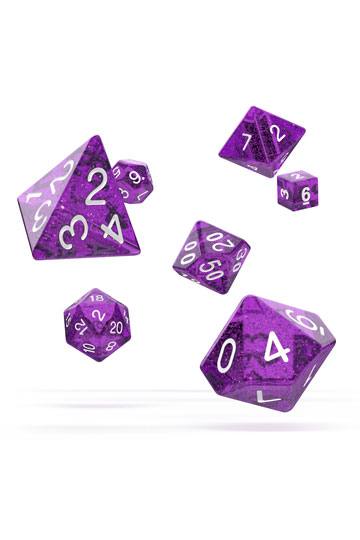 Oakie Doakie Dice RPG Set Speckled - Purple (7)