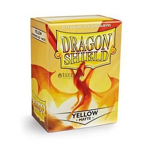 Standard - Matte Yellow (100 Bustine) - Dragon Shield