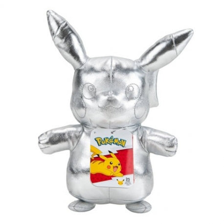 Pokémon 25th anniversary Select Plush Figure Silver Version Pikachu 30 cm