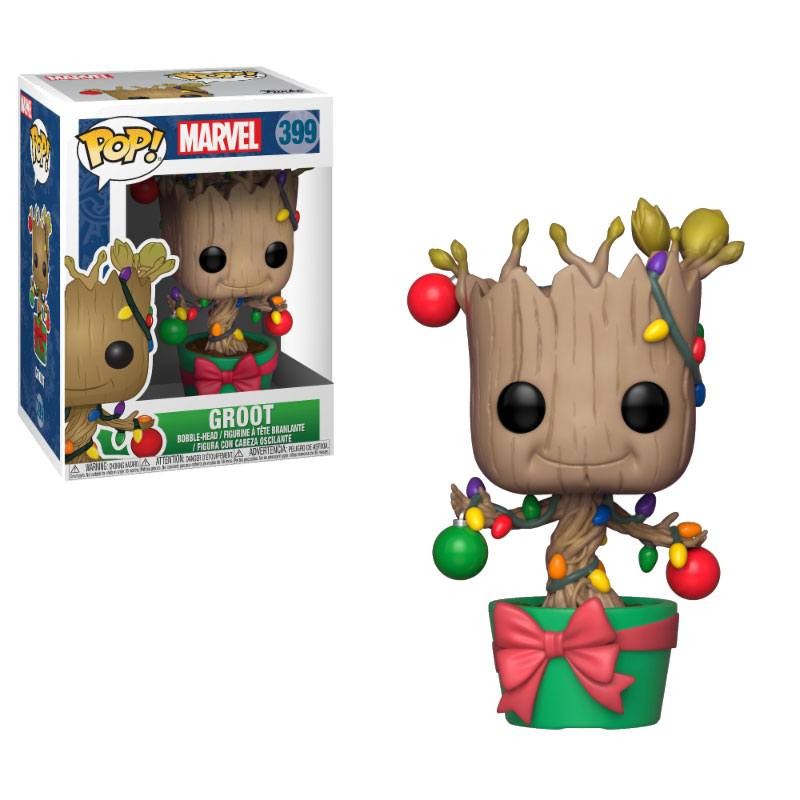 Marvel Holiday Groot con luci e addobbi Pop! 399