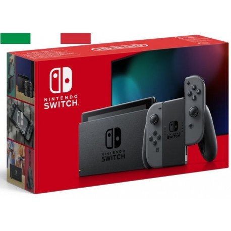 Nintendo Switch (nuova versione) con Joy-Con grigi