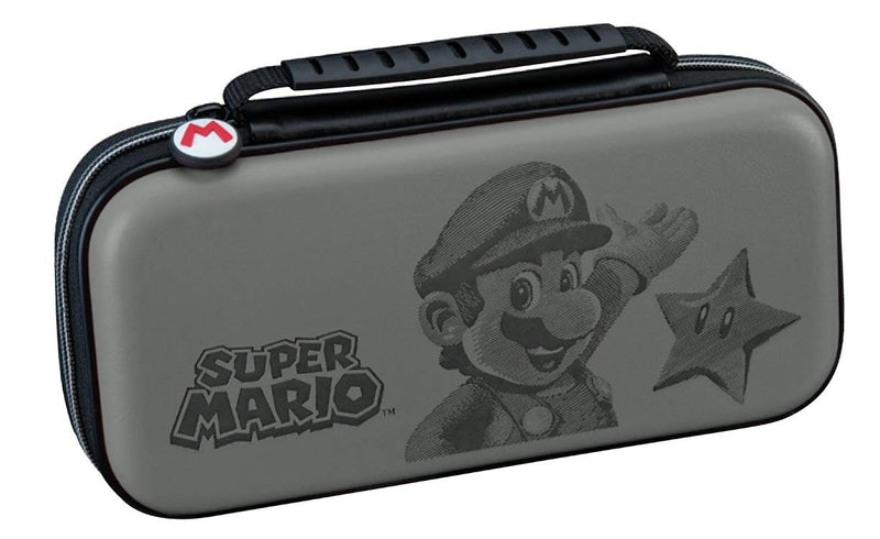 Switch Game Traveler Deluxe Case Grigio Super Mario