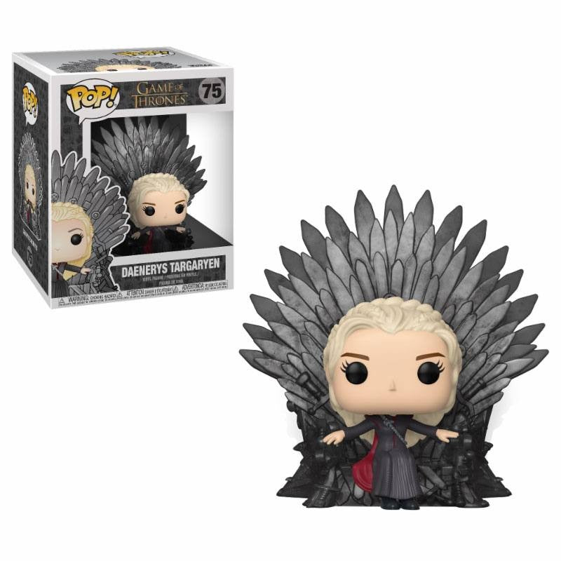 Game of Thrones POP! Deluxe Vinyl Figure Daenerys on Iron Throne 15 cm