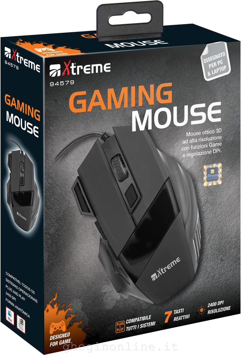Mouse Gaming USB Ottico 3d