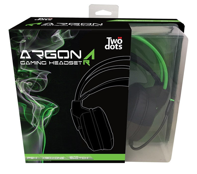 ARGON Gaming Headset per PlayStation 4, Xbox One (con ingresso jack da 3.5mm), Nintendo Switch, laptop e dispositivi mobili.