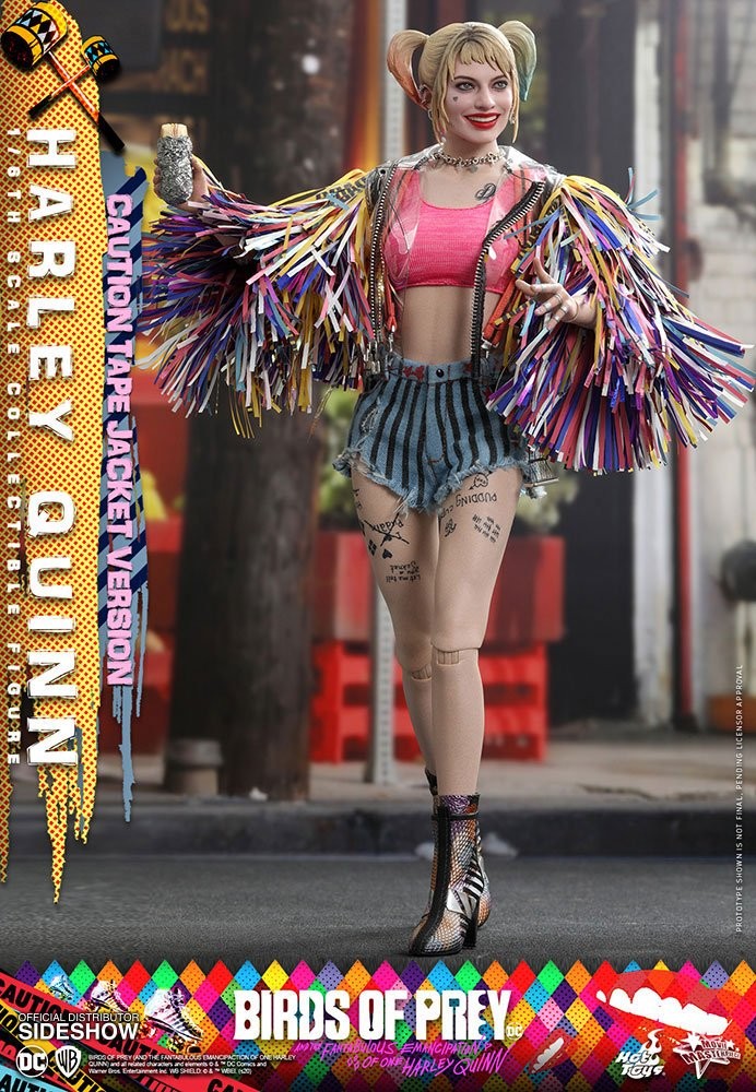 Birds of Prey Movie Masterpiece Action Figure 1/6 Harley Quinn (Caution Tape Jacket Version) 29 cm