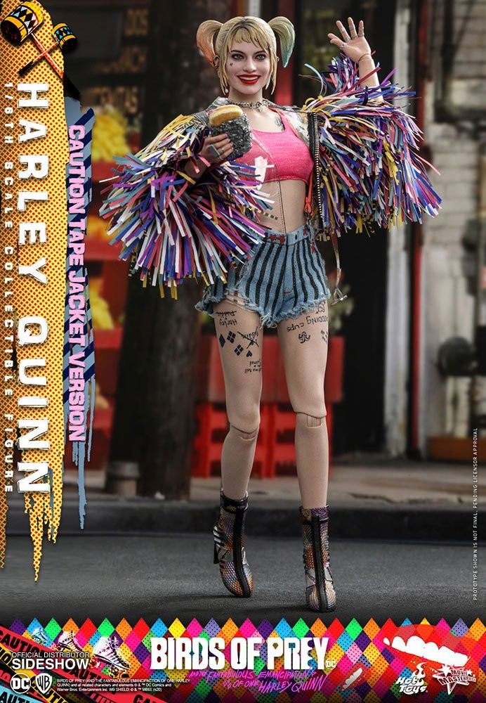 Birds of Prey Movie Masterpiece Action Figure 1/6 Harley Quinn (Caution Tape Jacket Version) 29 cm