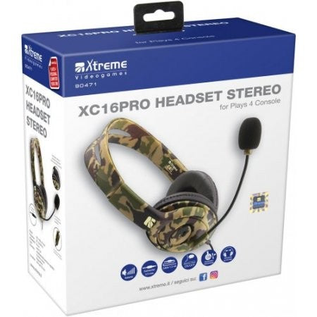 XC16 PRO Headset Stereo Camouflage (Ps4-XboxOne-Pc)