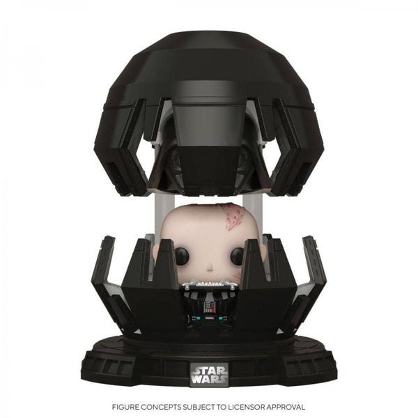 Star Wars POP! Deluxe Movies Vinyl Figure Darth Vader in Meditation Chamber 9 cm