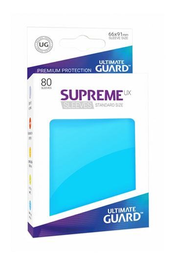 Ultimate Guard Supreme UX Sleeves Standard Size Light Blue (80)