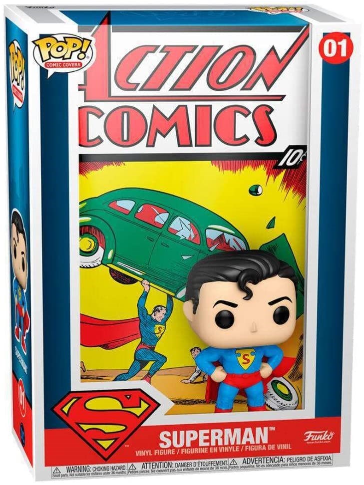 COMIC COVERS: DC COMICS - 01 SUPERMAN ACTION COMICS 9CM preordine