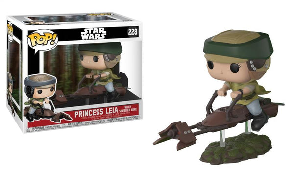 Star Wars Princess Leia-or Luke with Speeder Bike Pop! 228-229