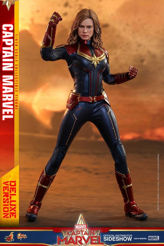 Captain Marvel Movie Masterpiece Action Figure 1/6 Captain Marvel Deluxe Ver. 29 cm