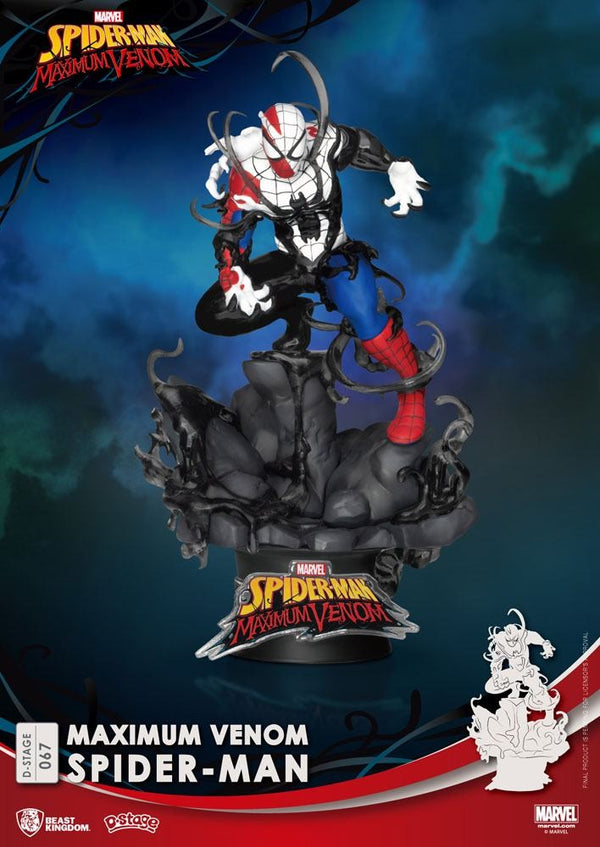 Marvel Comics D-Stage PVC Diorama Maximum Venom Spider-Man 16 cm