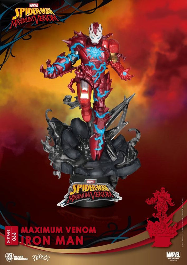 Marvel Comics D-Stage PVC Diorama Maximum Venom Iron Man 16 cm