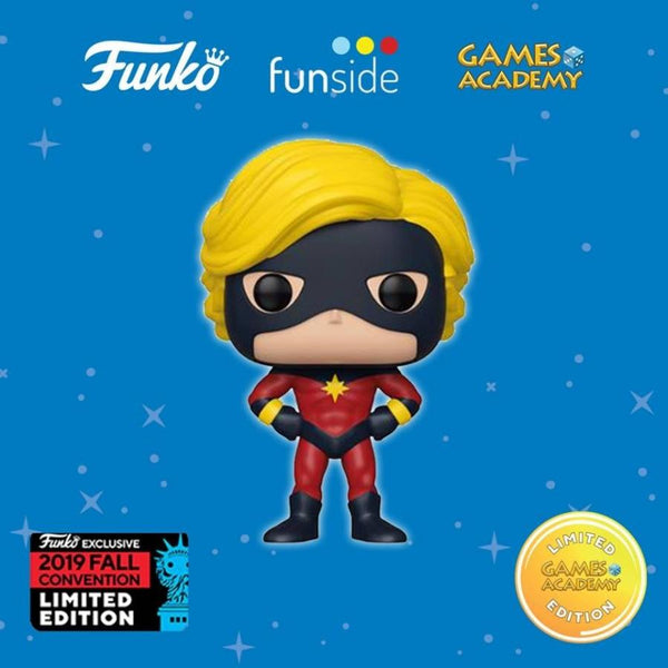 POP di  CAPTAIN MARVEL (MAR-VELL) NYCC 2019 CONVENTION EXCLUSIVES
