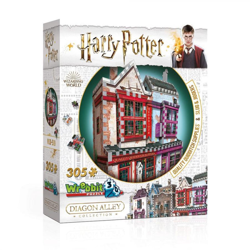 Harry Potter 3D Puzzle DAC Quality Quidditch Supplies & Slug & Jiggers Apothecary