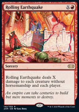 ROLLING EARTHQUAKE 142-332 DOUBLE MASTERS