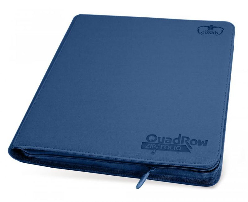 Ultimate Guard Zipfolio™ 480 - 24-Pocket XenoSkin™ (Quadrow™) - Blue RACCOGLITORE PLAYSET