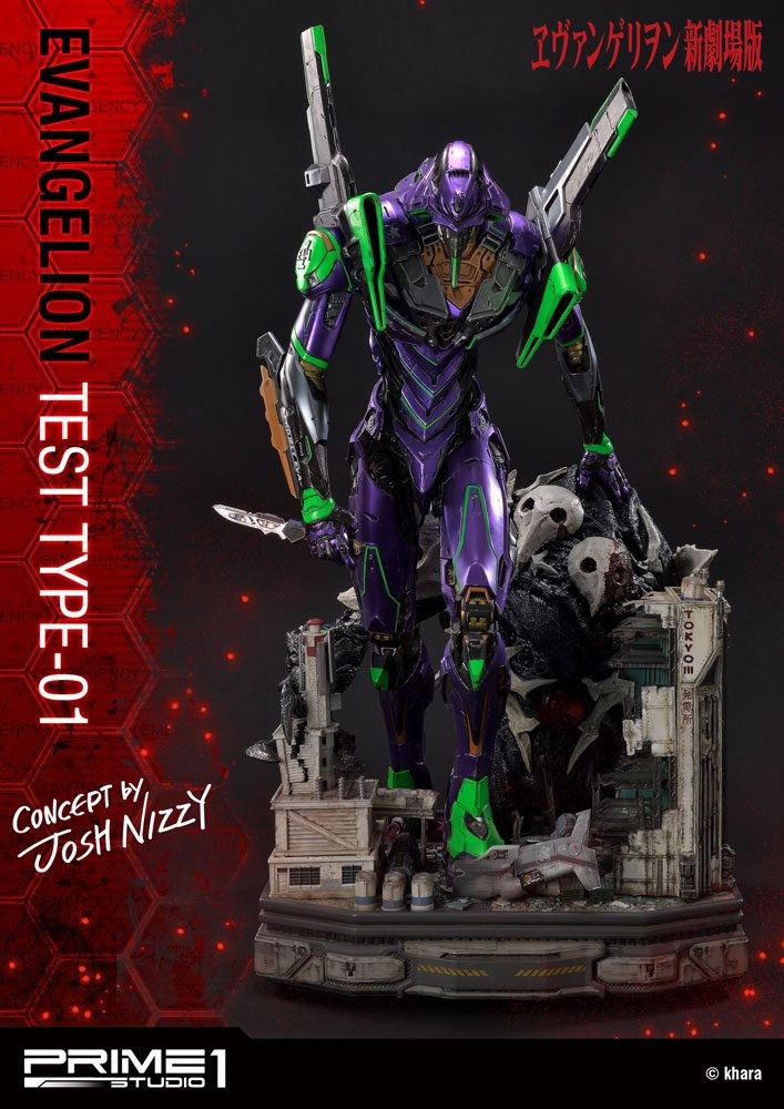 Neon Genesis Evangelion Statue Test Type-01 Concept by Josh Nizzi 68 cm