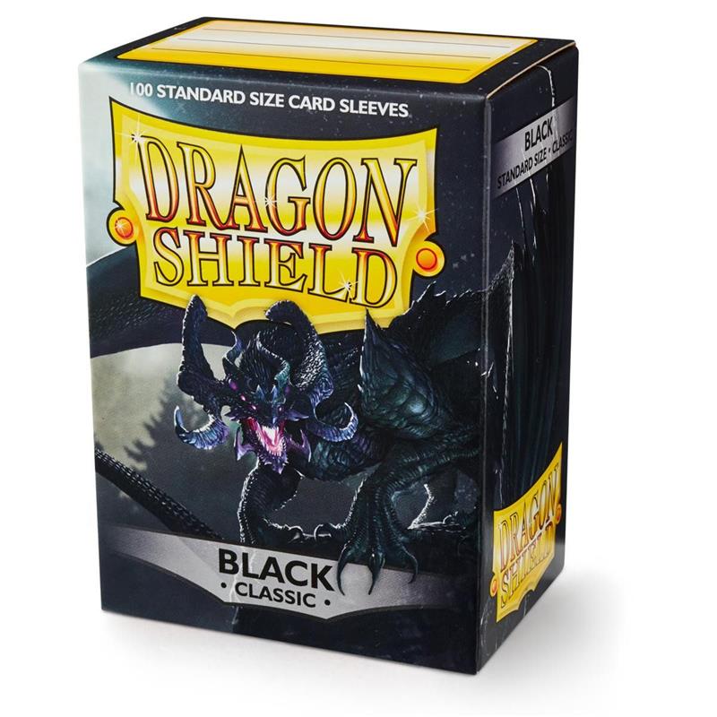10002 Dragon Shield Standard Sleeves - Black (100 Sleeves)