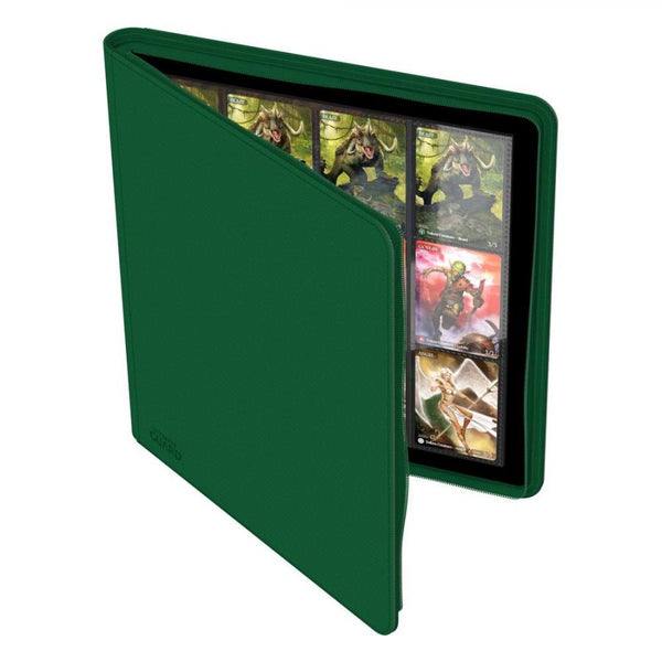 Ultimate Guard Zipfolio™ 480 - 24-Pocket XenoSkin™ (Quadrow™) - Green RACCOGLITORE PLAYSET