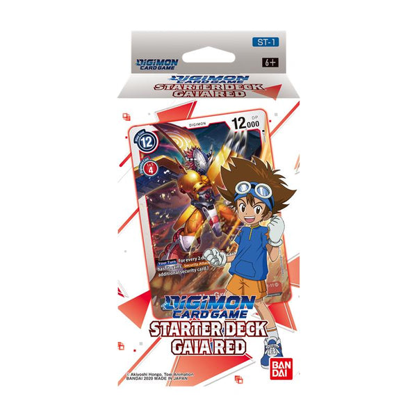 Starter Deck Digimon Card Game ST-1 Gaia Red