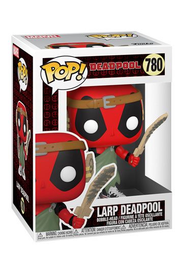 Marvel Deadpool 30th Anniversary POP! Vinyl Figure Nerd Deadpool 9 cm