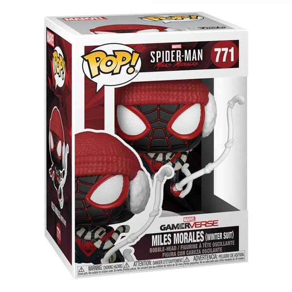 Marvel's Spider-Man POP! Games Vinyl Figure Miles Morales Winter Suit 9 cm