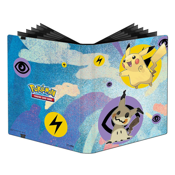 Album Raccoglitore Pokémon 360 Carte Pro Binder Portfolio 9 Tasche con Elastico – Pikachu & Mimikyu