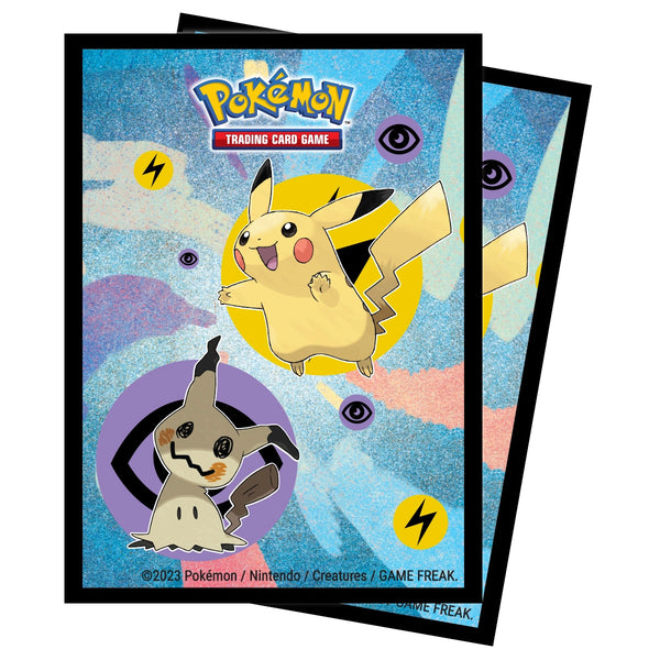 Ultra Pro Pokemon – Proteggi carte standard pacchetto da 65 bustine Pikachu e Mimikyu
