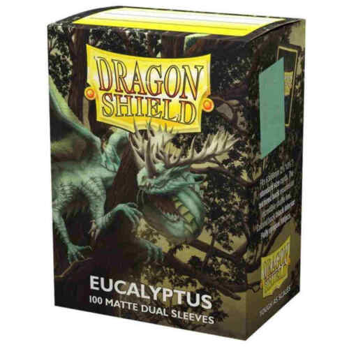 Card Sleeves Solid Color Sleeves Dragon Shields: (100) Matte Dual - Eucalyptus