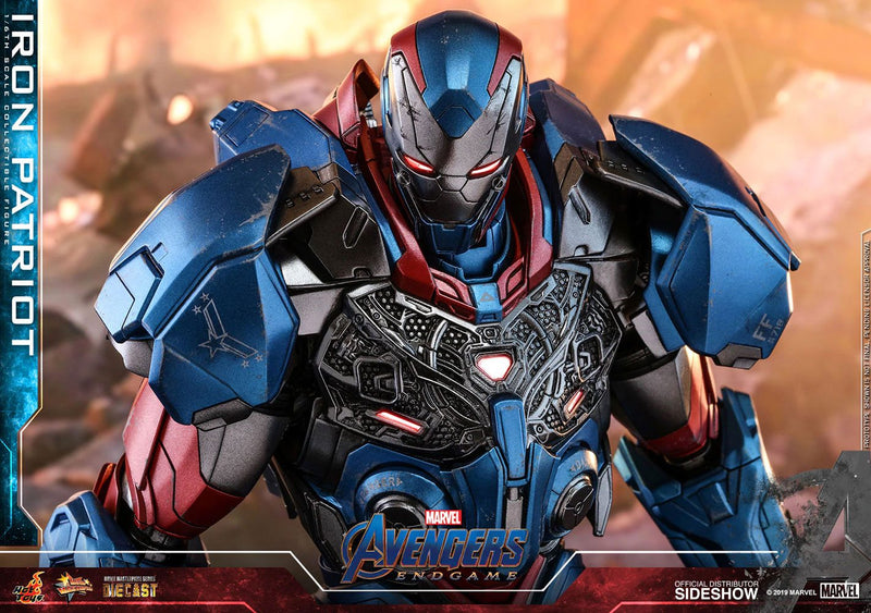 Avengers: Endgame Movie Masterpiece Series Diecast Action Figure 1/6 Iron Patriot 32 cm