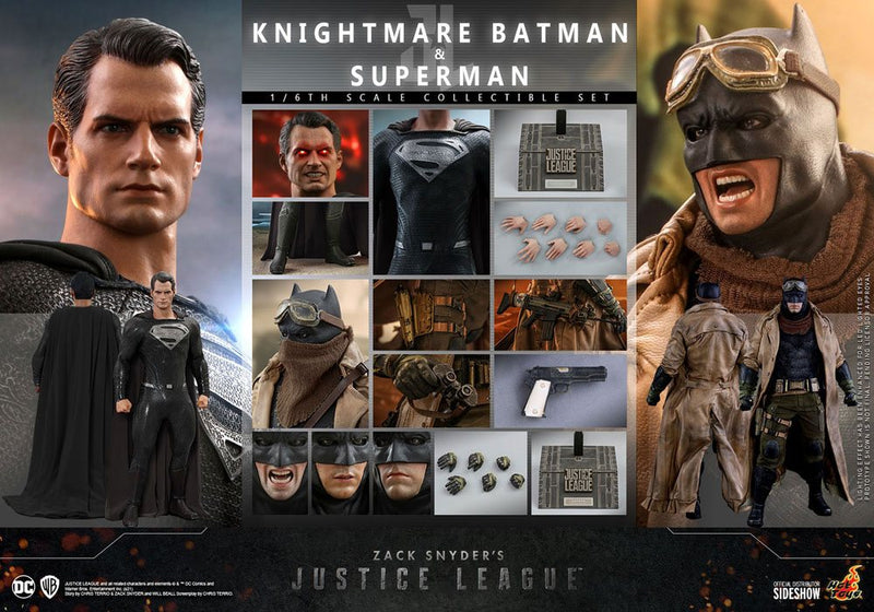 PREORDER Zack Snyder's Justice League Action Figure 2-Pack 1/6 Knightmare Batman and Superman 31 cm